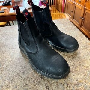 Men’s Redback Size 9.5 (AU UK) 10.5 (US) Easy Escape Black Leather Chukka Boots